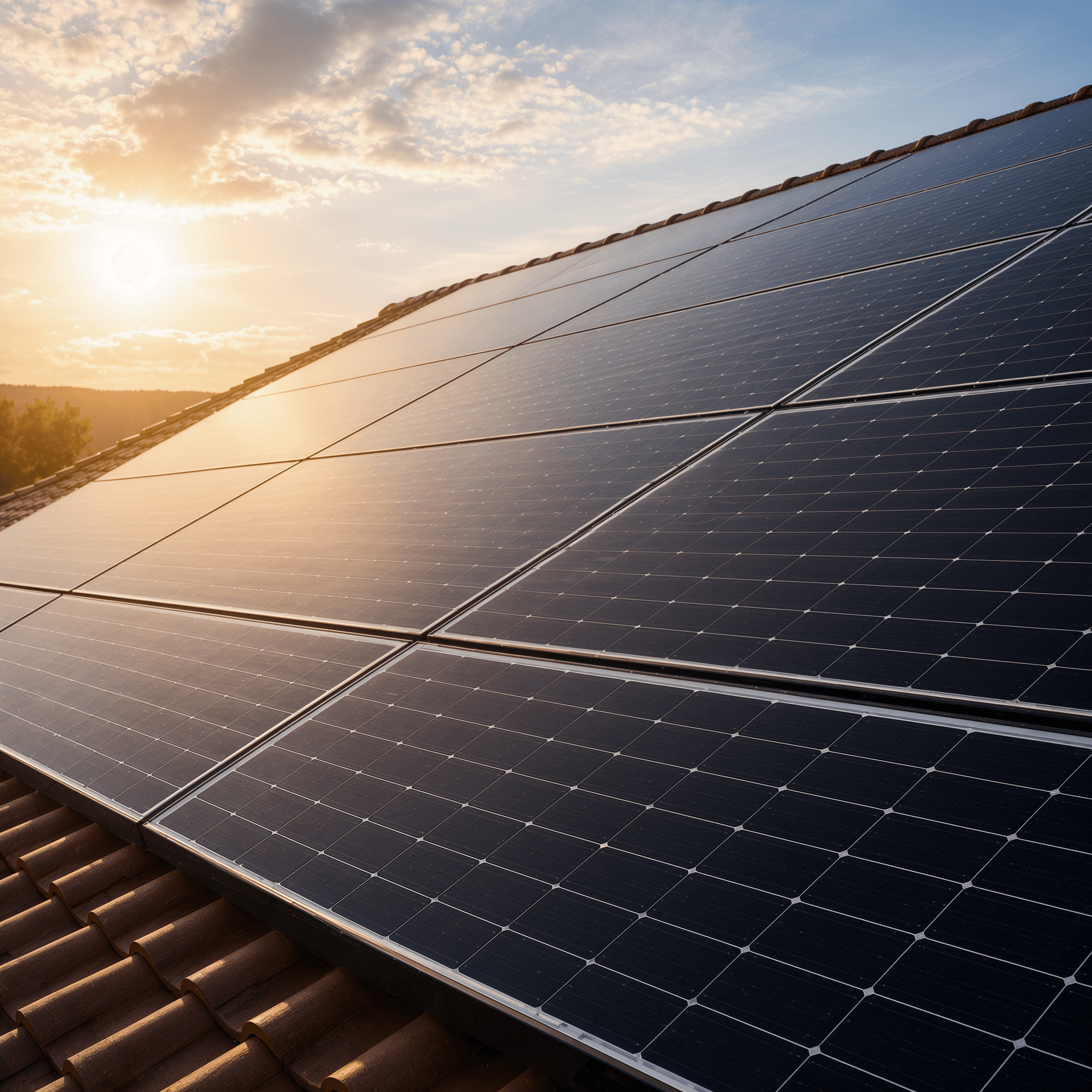 Photovoltaikanlage auf einem Hausdach